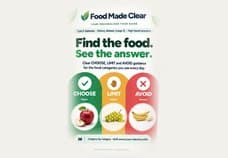 The printed Food Made Clear guide, “Your personalised food guide”